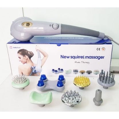 Ảnh của Máy massage cầm tay (New Squirrel massager) 7 đầu -Hàn Quốc