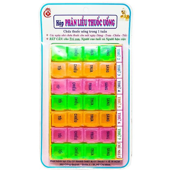 Ảnh của Dụng cụ chia thuốc theo tuần