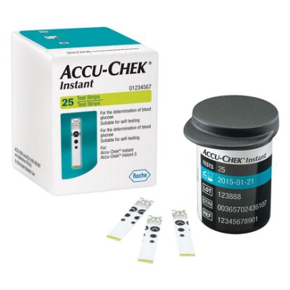 Ảnh của Que Accu-Chek Instant Roche Thử Đường Huyết 25 Cái