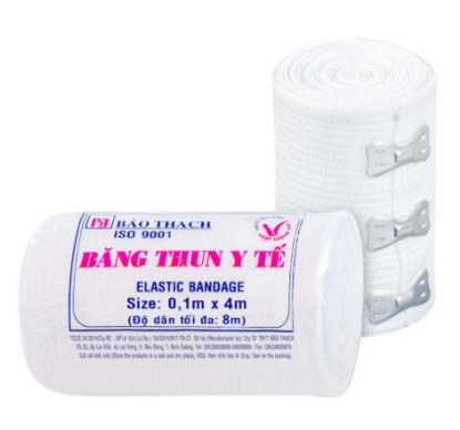 Ảnh của Băng thun y tế Bảo Thạch 0,1m x 4m