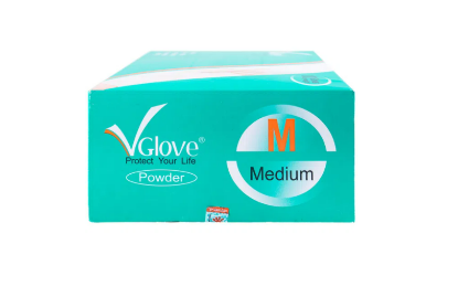 Ảnh của Găng tay cao su y tế Vglove size M