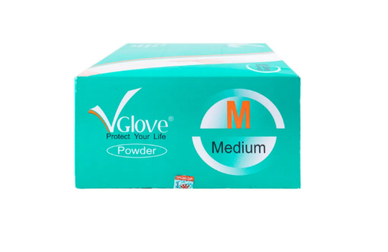 Ảnh của Găng tay cao su y tế Vglove size M