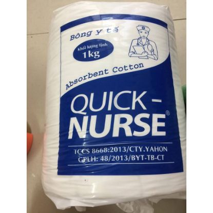 Ảnh của Bông gòn y tế QUICK NURSE 1kg