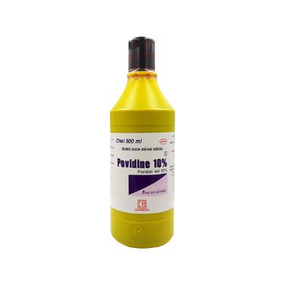 Ảnh của Dung dịch sát khuẩn Povidine 10% màu vàng