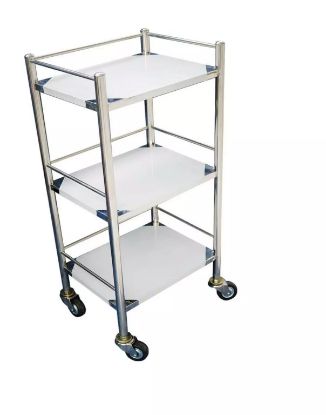 Ảnh của Xe đẩy inox 3 tầng (35*50)