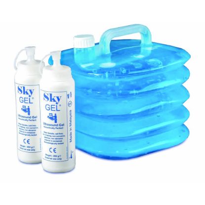 Ảnh của Gel siêu âm Sky ML Trắng/ Xanh ( Can 5 lít)