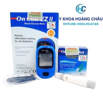 Ảnh của Máy Đo Đường Huyết ON CALL EZ II - Tặng hộp 25 que thử + 25 kim lấy mấu