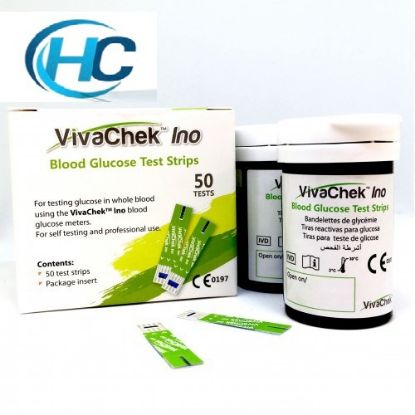 Ảnh của Que thử đường huyết Viavacheck Ino (Hộp 50 que+ 50 kim)