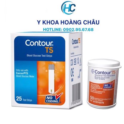 Ảnh của Que Thử Đường Huyết Contour TS (Hộp 25 - 50 que)