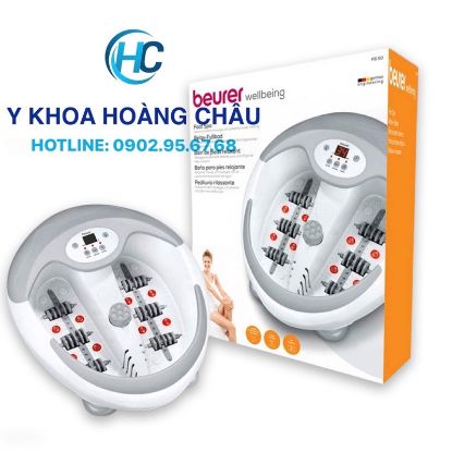 Ảnh của  Bồn ngâm chân Beurer FB50, máy massage chân hồng ngoại có chế độ rung, sủi + màn hình LED