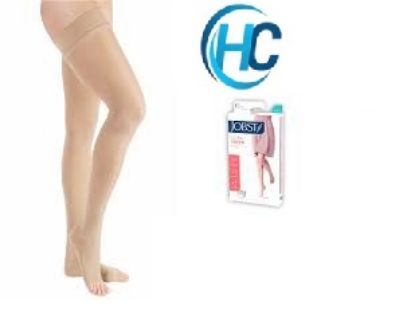 Ảnh của Vớ y khoa đùi Jobst Ultrasheer siêu mỏng, màu da, hở ngón